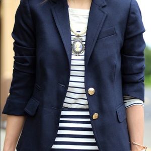 J.Crew Schoolboy Navy Blazer Sz 2
